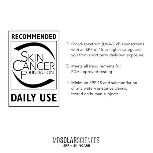 MDSolarSciences MDSolarSciences Mineral Crme Face and Body Sunscreen SPF 50, Mineral Sunscreen for Kids and Adults, Water-Resistant Up to 80 Minutes, Broad Spectrum UV Protection, 1.7 Fl Oz