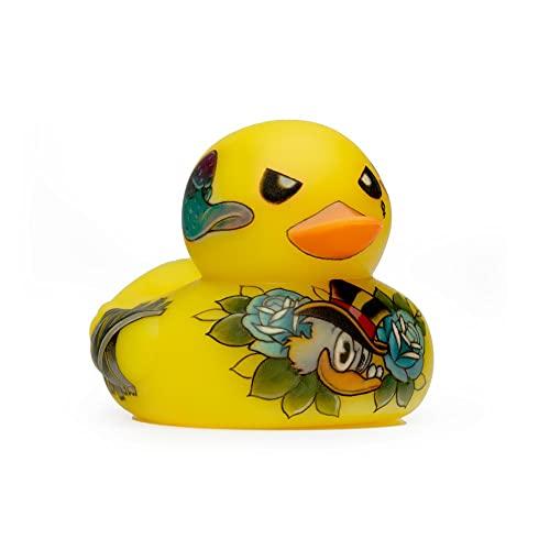 A Pound of Flesh A Pound of Flesh Practice Tattoo Duck Silicone Tattooing Fake Rubber Duckie for Practice or Display Professional Quality, Small, Yellow