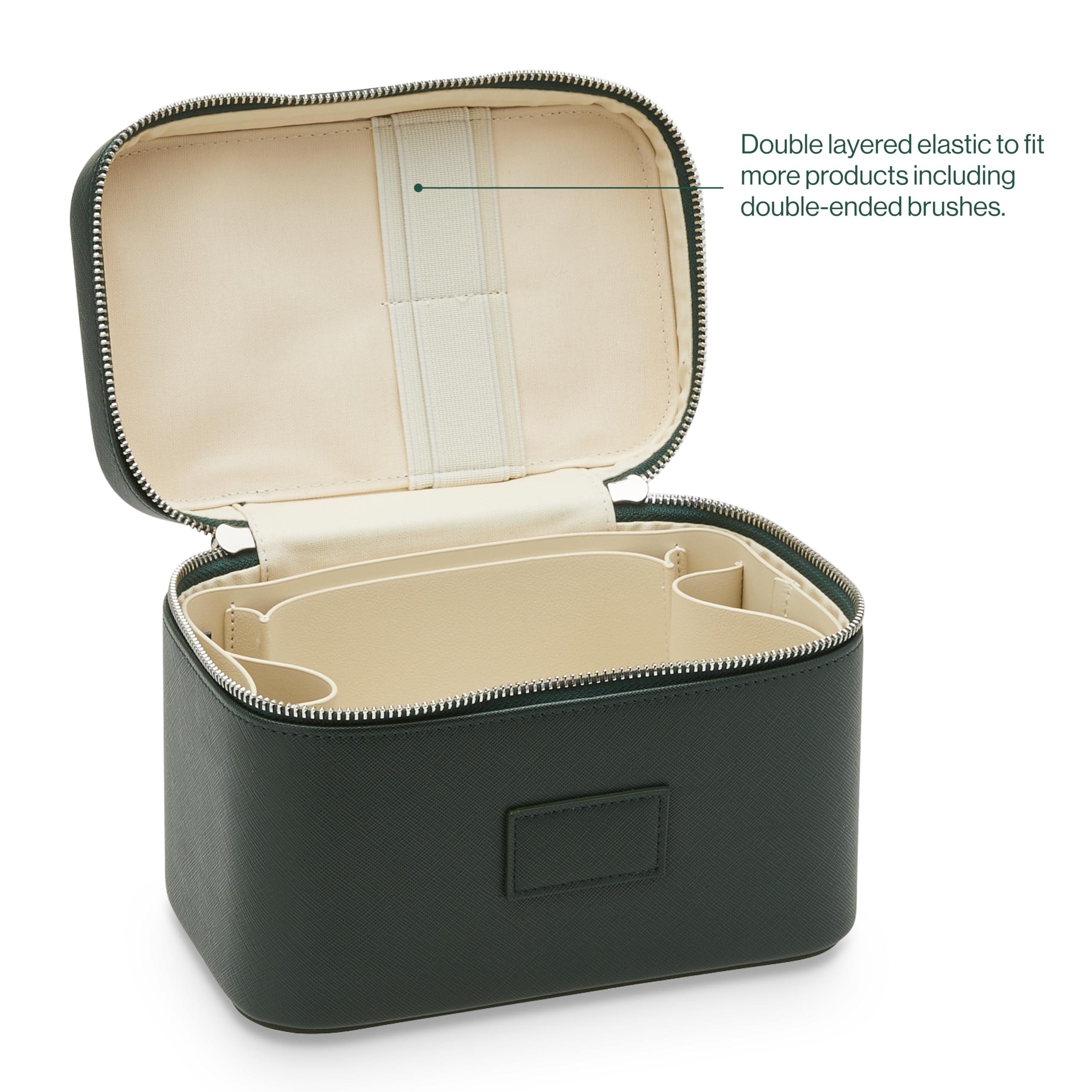 ETOILE ETOILE - Mini Vanity Case Forest - Stylish Travel Makeup Bag Organizer With Removable Dividers