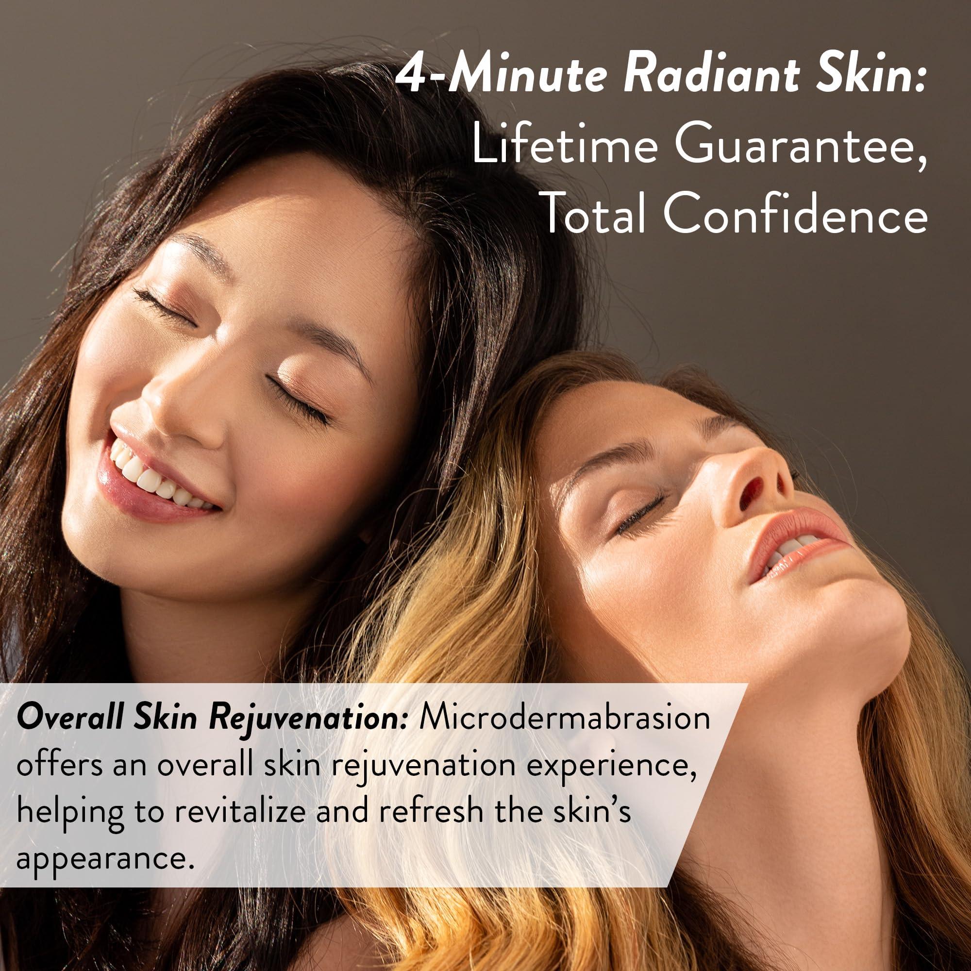 Microderm GLO Microderm GLO Diamond Microdermabrasion Machine - Best Gift for Women - Dermabrasion & Anti Aging Wrinkle Skincare - Home Facial Treatment System - Blackhead Remover & Exfoliator for Acne Scars