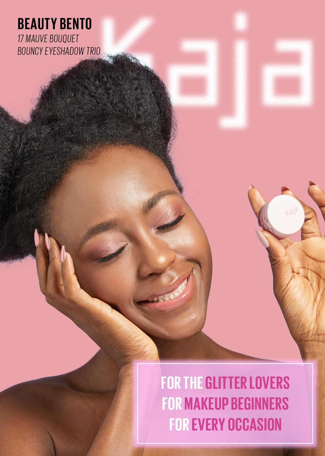 Kaja Kaja Eye Bento Collection - Bouncy Eyeshadow Trio 17 Mauve Bouquet + NOONI Cleansing Oil - Snow Aqua 0 LHA Toning Pore Care Korean Facial Oil Cleanser, 6.76 fl.oz Bundle