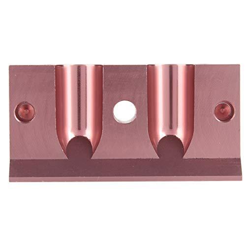 POCREATION DIY Lipstick Maker Mold, Makeup Cosmetics Lipstick Mould Silicone Mold Making Tool Set Aluminum Alloy Rose Gold Dual Uses Lip Balm Maker Tool(2 Holes)