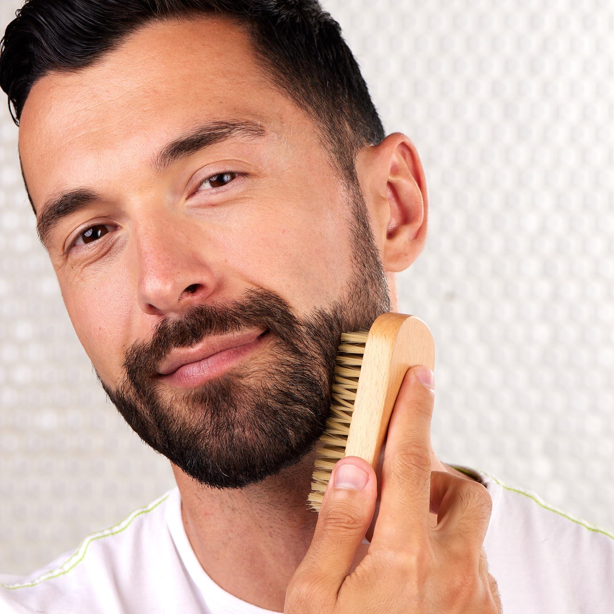 Cremo Cremo Beard Accessories, 100% Boar Bristle Beard Brush with Wood Handle - Shape, Style And Groom Any Length Facial Hair