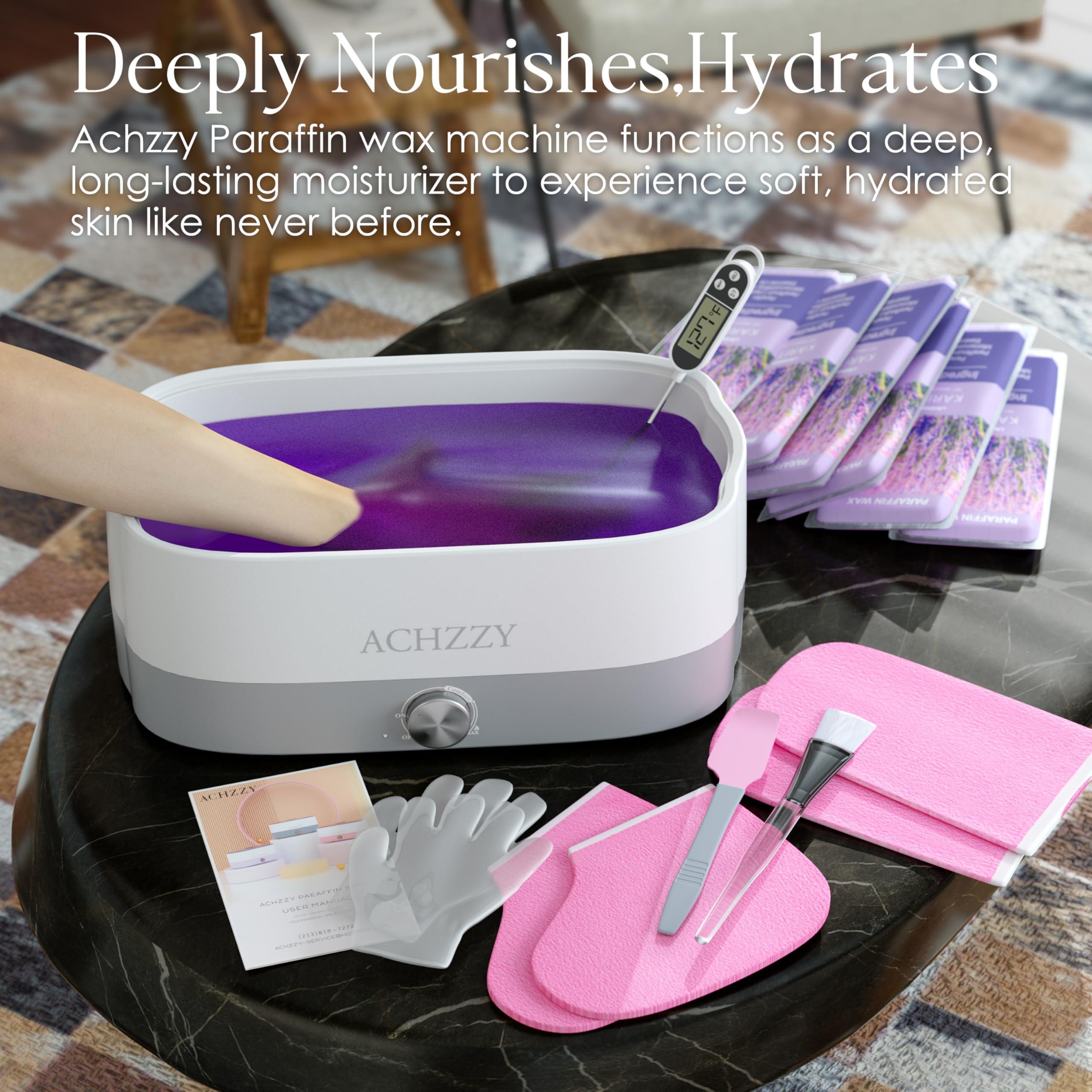 Achzzy Achzzy Paraffin Wax Machine for Hands and Feet, 4000ml Paraffin Bath, Paraffin Wax Warmer with Refills, Nourishing and Moisturizing, Professional-Grade Spa Treatment for Soft and Smooth Skin