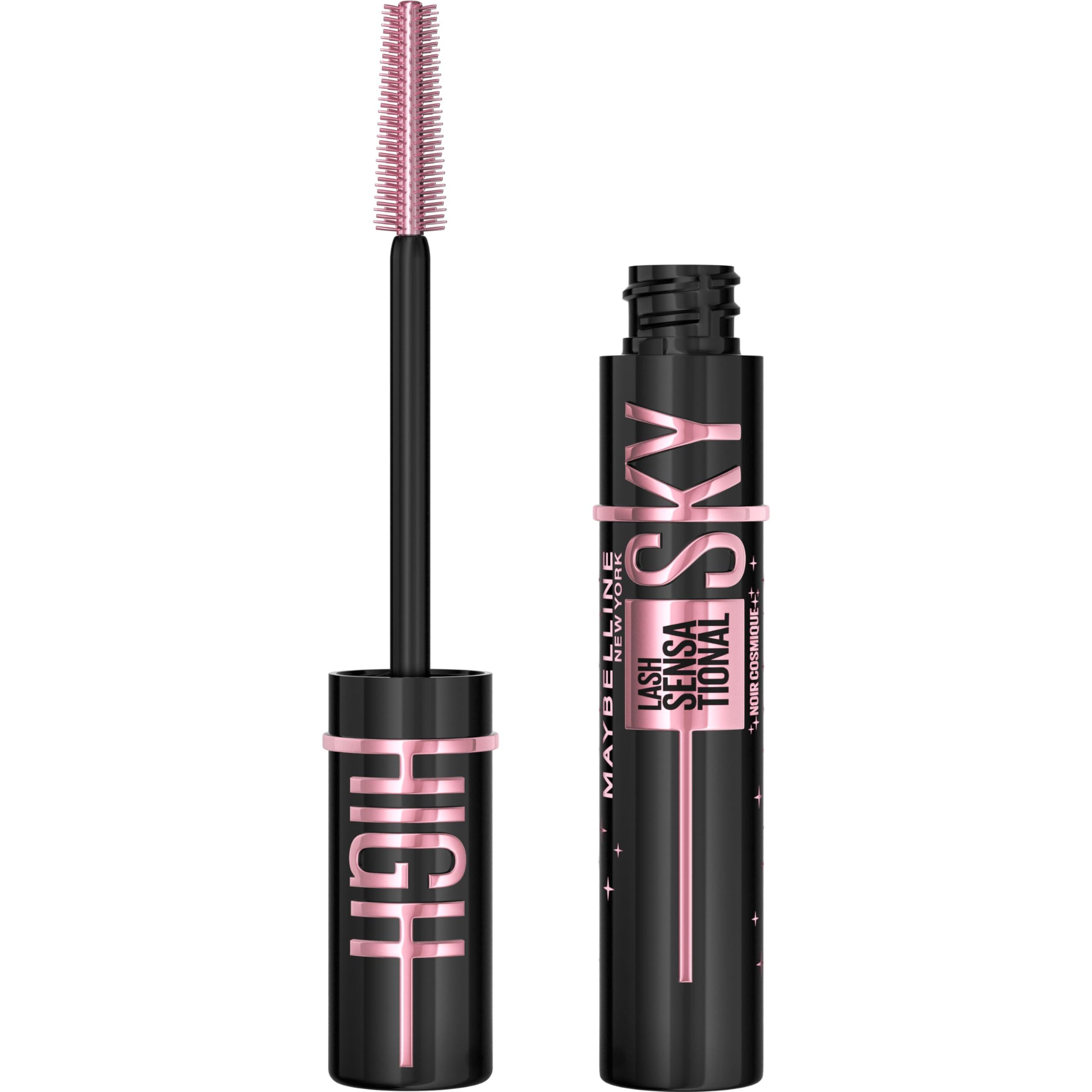 Maybelline New York Maybelline Lash Sensational Sky High Washable Mascara Makeup, Volumizing, Lengthening, Defining, Curling, Multiplying, Buildable Formula, Cosmic Black, 1 Count