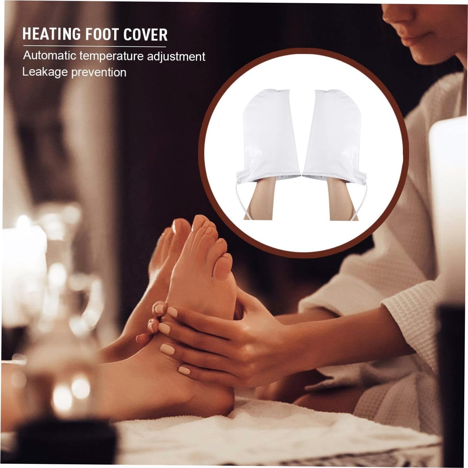 FOPEAS Electric Heated Mitts for Hand & Foot Care - Professional Paraffin Wax Treatment Gloves for Manicure SPA