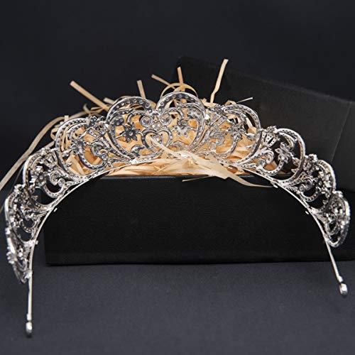 SEPBRIDALS The Spencer Replica Tiara Cubic Zirconia Royal Diadem for Wedding,Crystal Princess Headpieces,Prom Hair Jewelry CH10384
