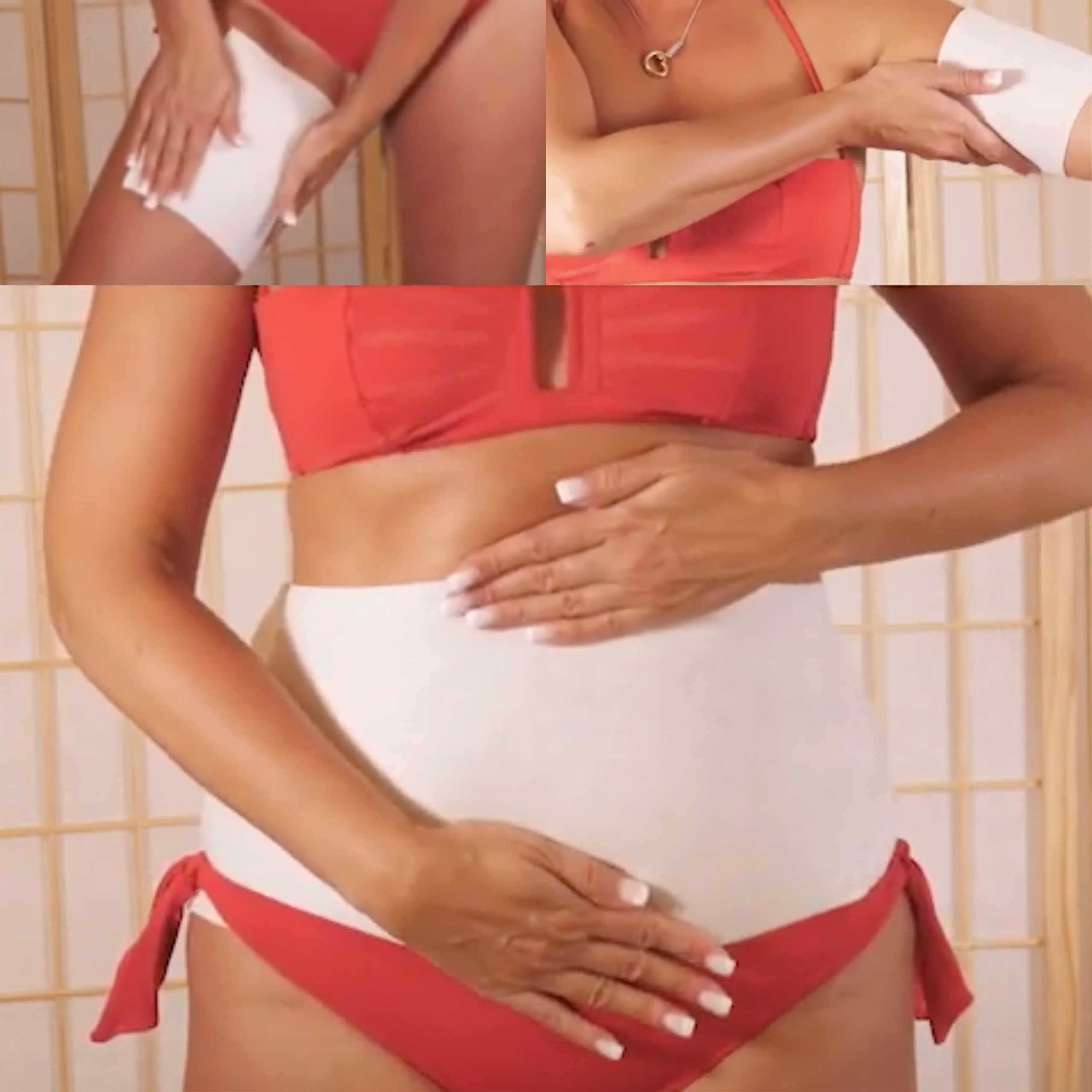 lipo applicator Ultimate Lipo Body Wrap With Guarana, Green Tea, and Seaweed Wraps Works for Stomach Belly Legs Arms Abdomen 5 Wraps