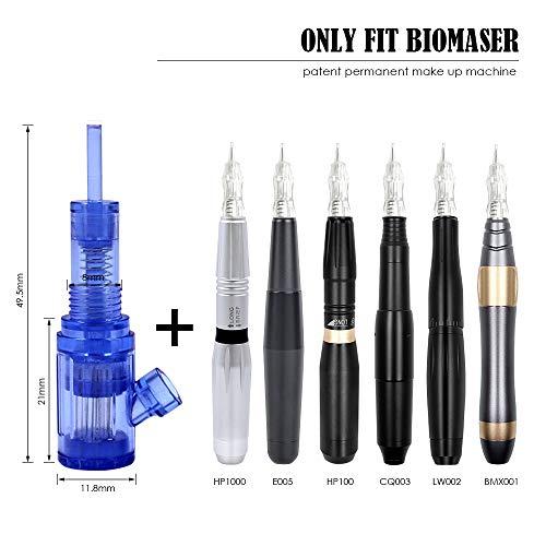 BIOMASER BIOMASER Cartridge Needle 12P Tattoo Needle Disposable Needle For Tattoo Machine Kit Permanent Makeup Machine 10 Pieces