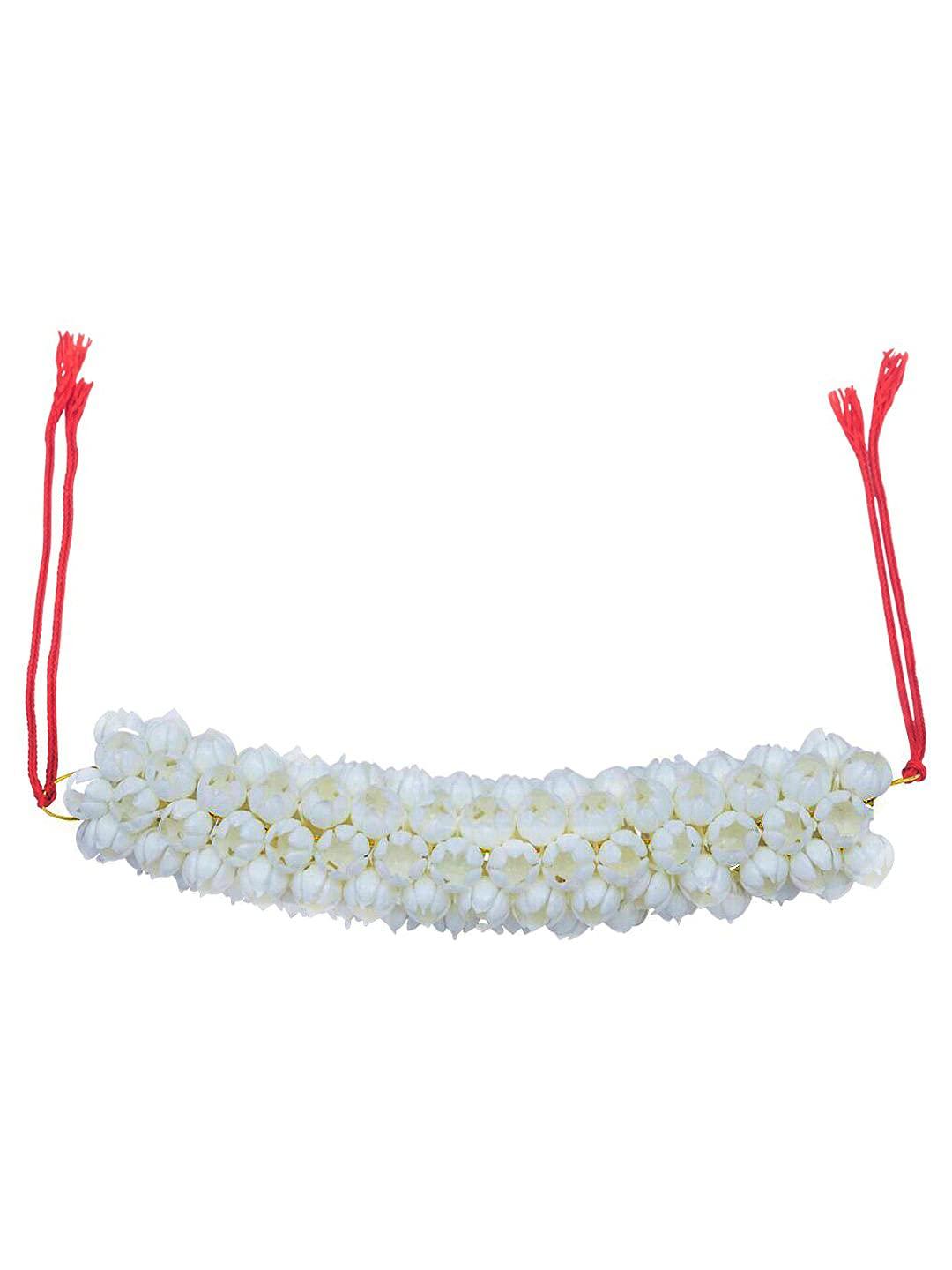 Generic Indian Artificial White Mogra Flower Hair GajraBy Indian Collectible