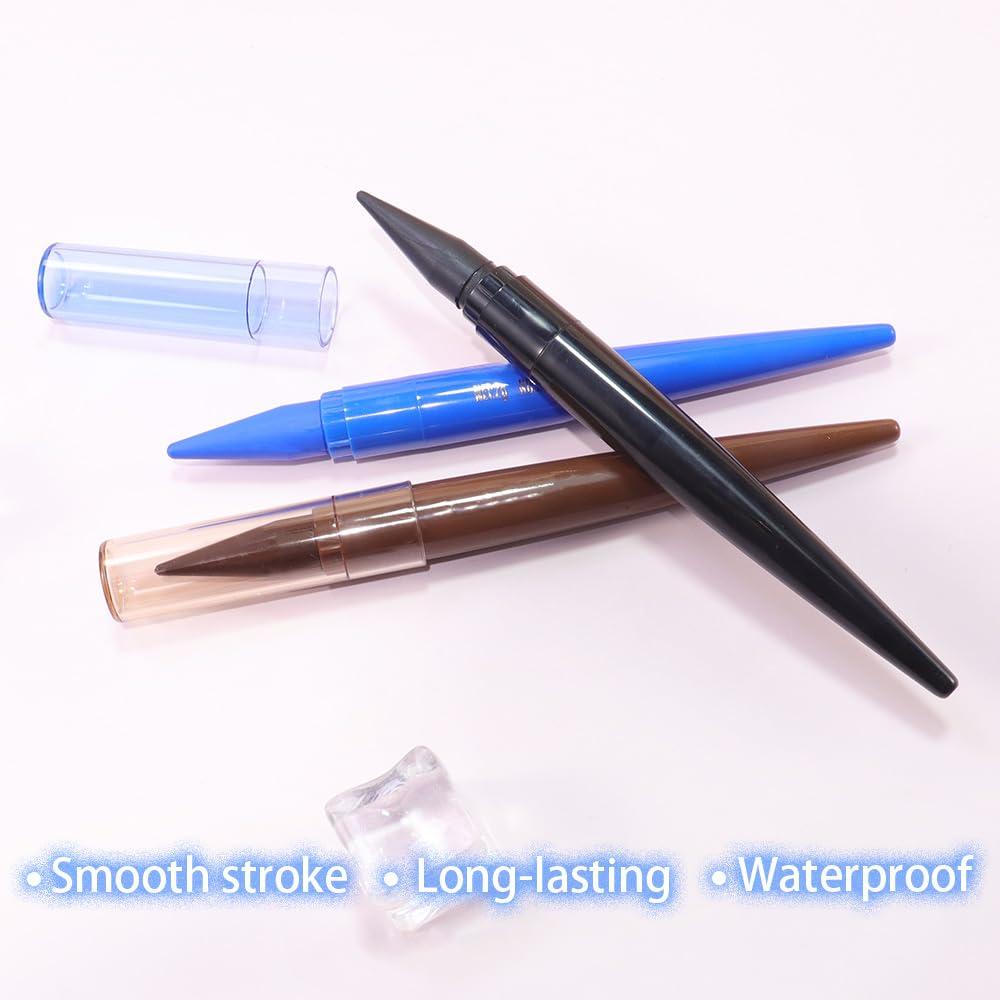 AMY\'S DIARY AMY\'S DIARY Blue Gel Eyeliner,Cream Eyeliner Tool Smudge Proof Eyeliner Pencil,Matte Blue Eye-liner Pencil Tattoo Eyeliner Pen, Eyeliner Gel Stick Makeup Eye-liners for Women Girls (blue)