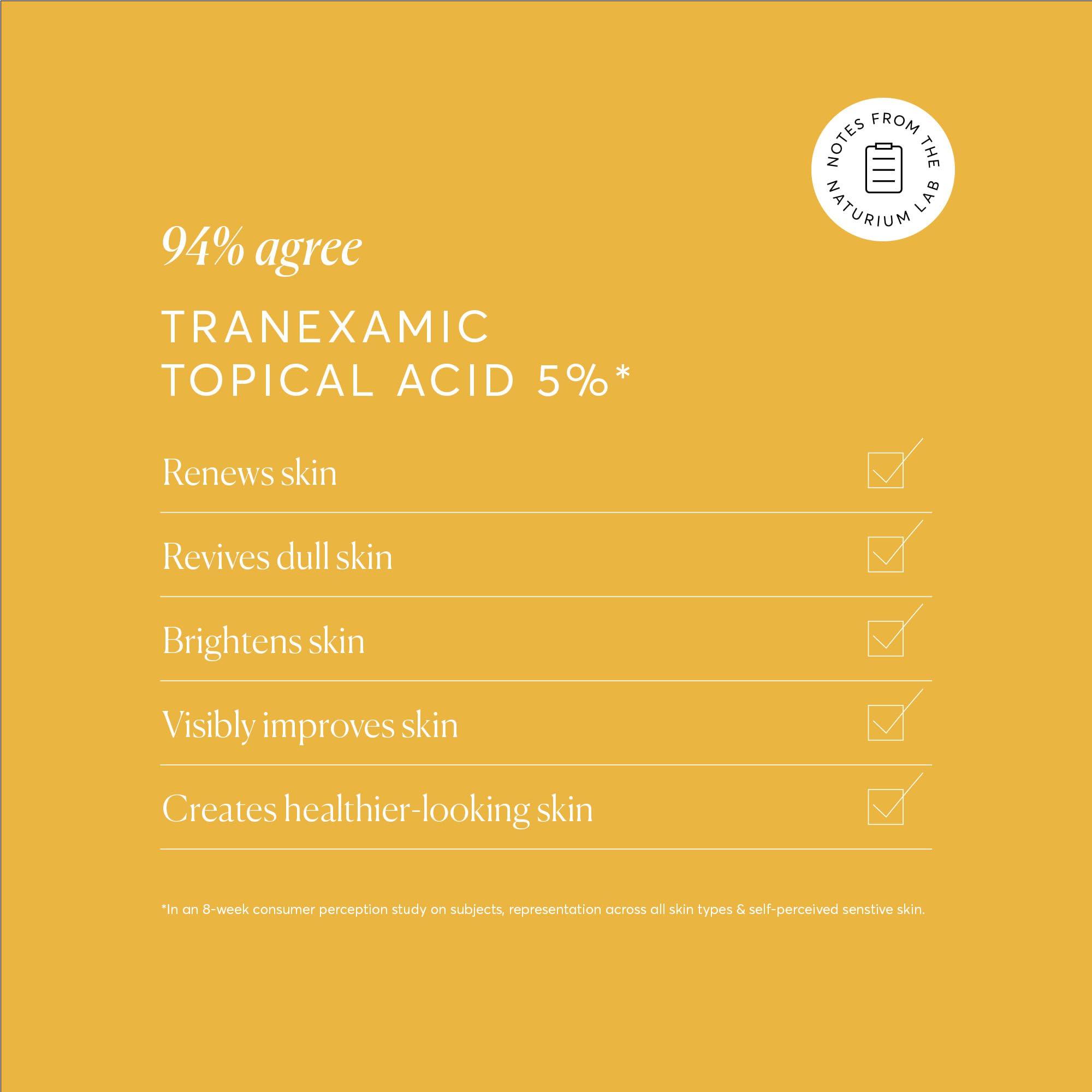 Naturium Naturium Tranexamic Topical Acid 5% Jumbo, Face & Skin Care with Kojic Acid, Niacinamide & Licorice Root, 2 oz