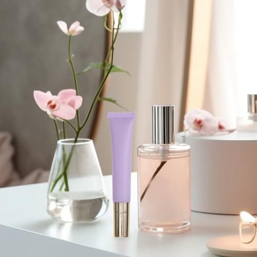 Beaupretty Beaupretty Empty Plastic Soft Squeeze Tubes Refillable Cosmetic Eye Cream Tube Bottle Sample Travel Container Dispenser for Eyecream Lip Balm Gloss 20ml