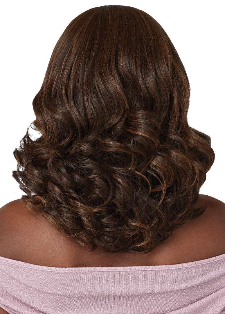Outre Outre Lace Front Wig - Perfect Hair Line 13X4 - Swoop Series - Swoop 6 (GINGER SPICE)