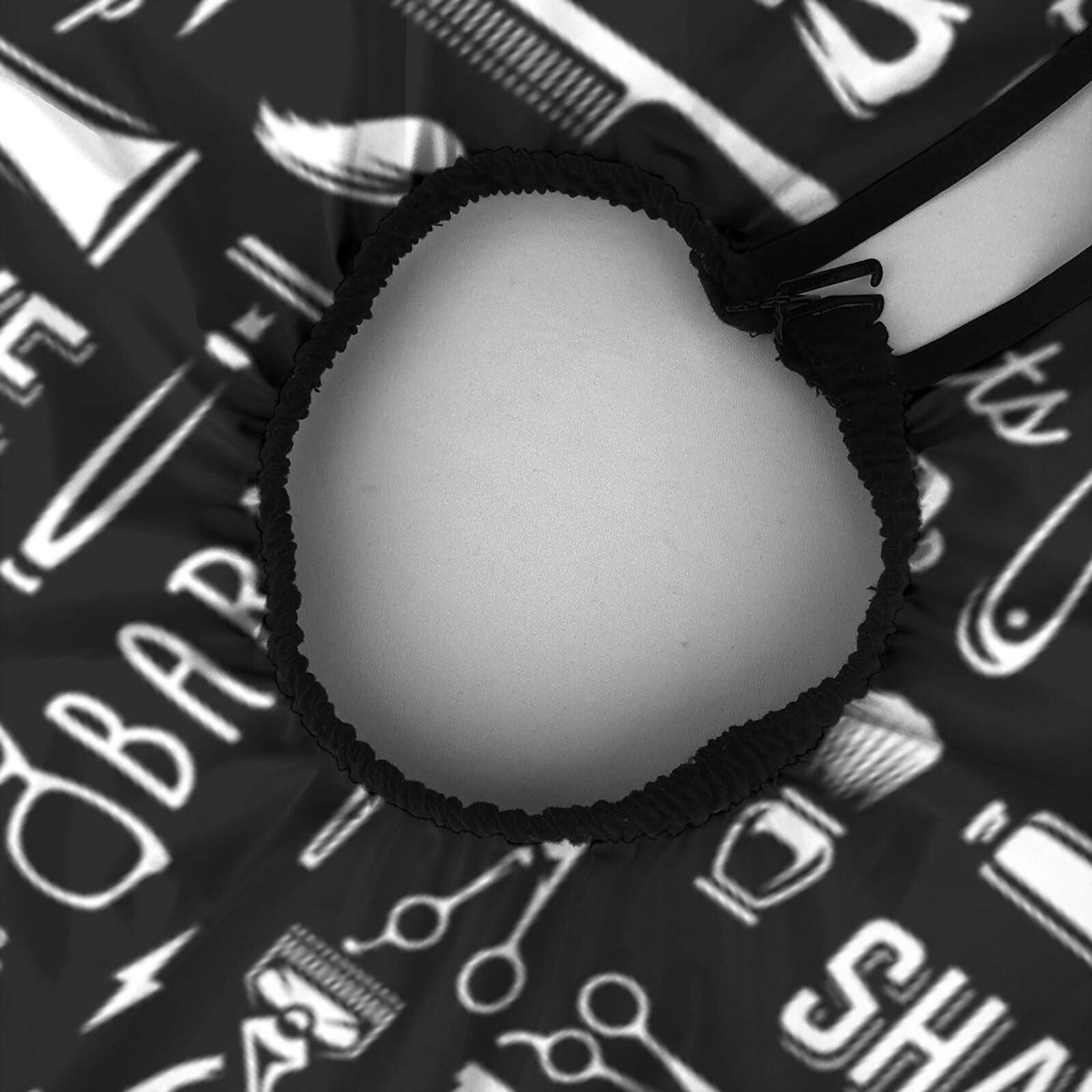 MLIANCEN Custom Barber Cape Hairdresser Cape, Add Your Photo Text Logo Personalized Salon Cape for Men, Customized Hair Cutting Cape for Home Salon Barbershop