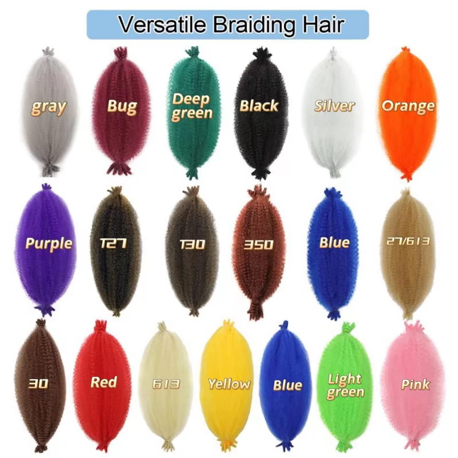 kaluli Marley Twist Braiding Hair Red 12 Inch Marley Hair for Faux Locs Butterfly Locs Crochet Hair for Black Women Spring Twist Hair Passion Twist Hair Springy Afro Twist Hair Kinky Curly Braiding Hair