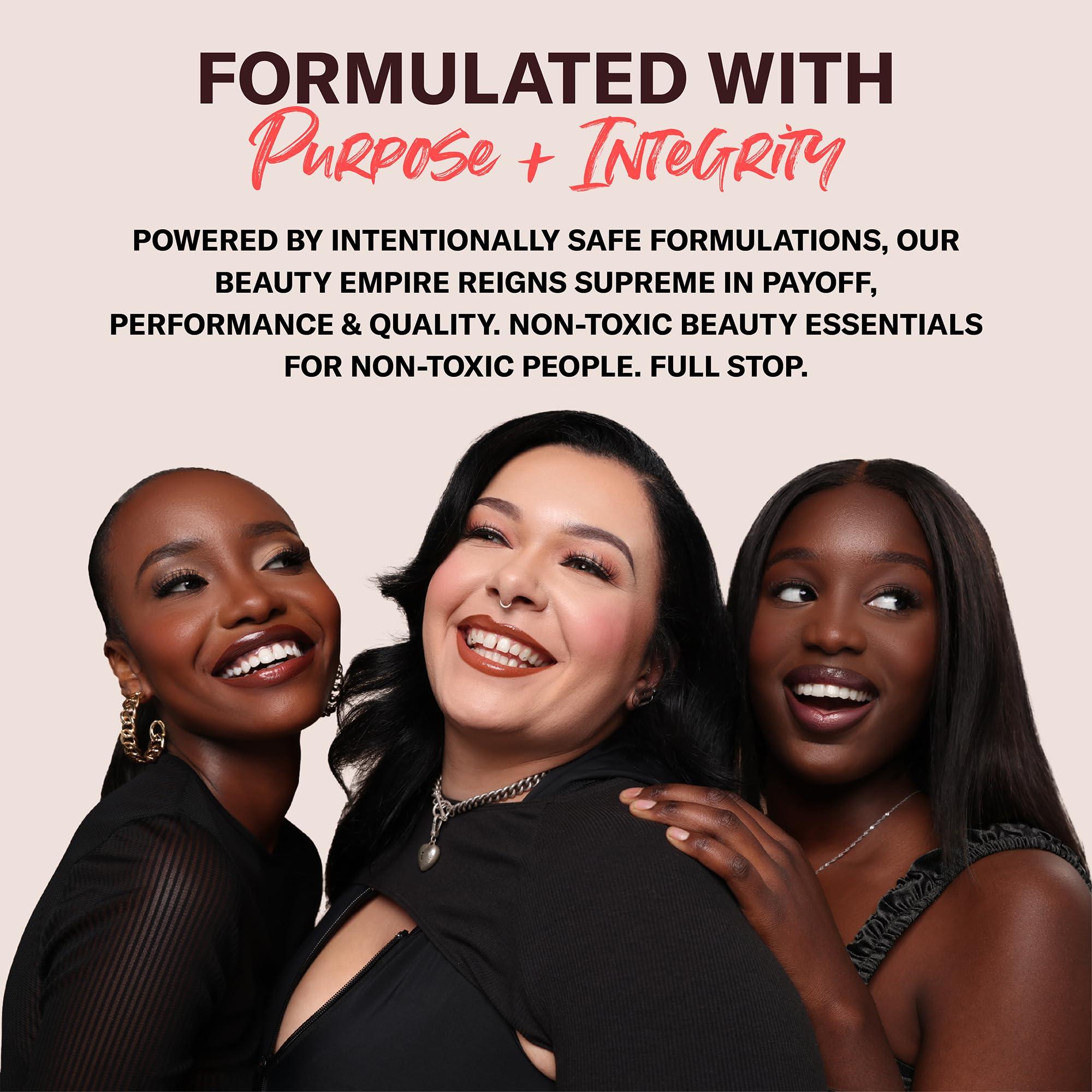 The Lip Bar The Lip Bar - Nonstop Liquid Matte Lipstick 2-Pack, Bawse Lady (Blue Red) - High Pigment - One Swipe - Long Lasting - Jojoba Oil & Vitamin E - Vegan & Cruelty Free - Makeup & Cosmetics - .24 fl oz