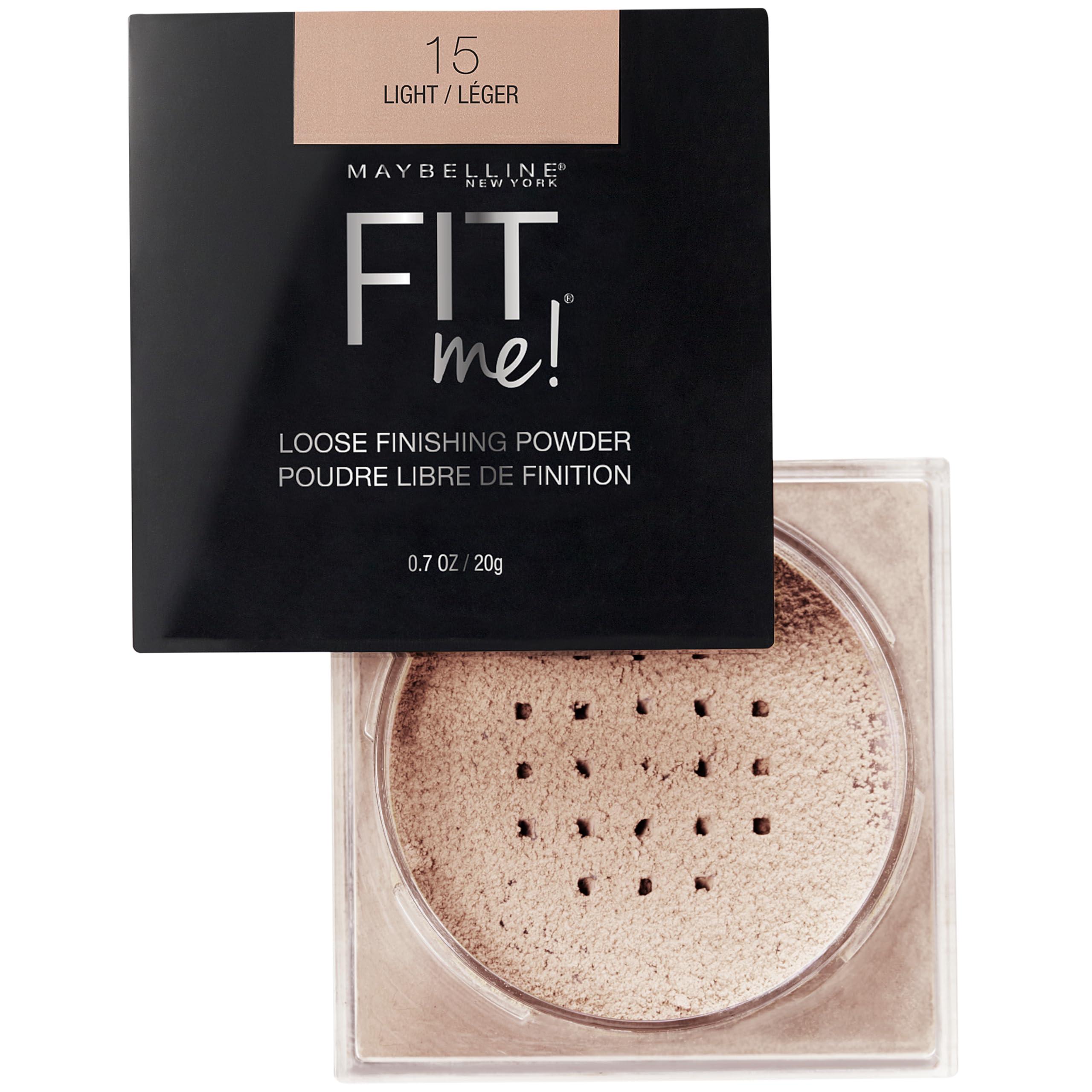 Maybelline New York Maybelline Fit Me Loose Setting Powder, Face Powder Makeup & Finishing Powder, Light, 1 Count