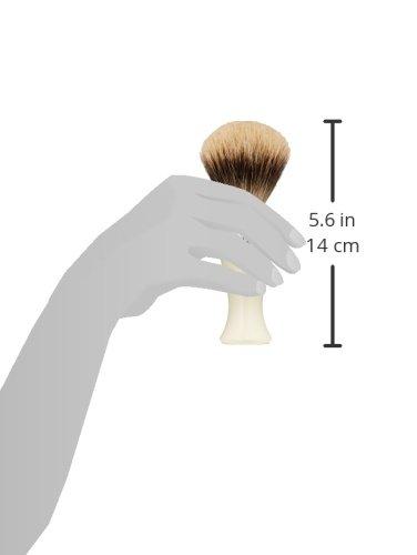êShave êShave Fine Badger Hair Shaving Brush, Ivory