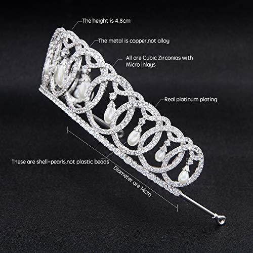 SEPBRIDALS The Grand Duchess Vladimir Tiara, Wedding Bridal Tiara Crown Diadem Women Hair Accessories CH10223
