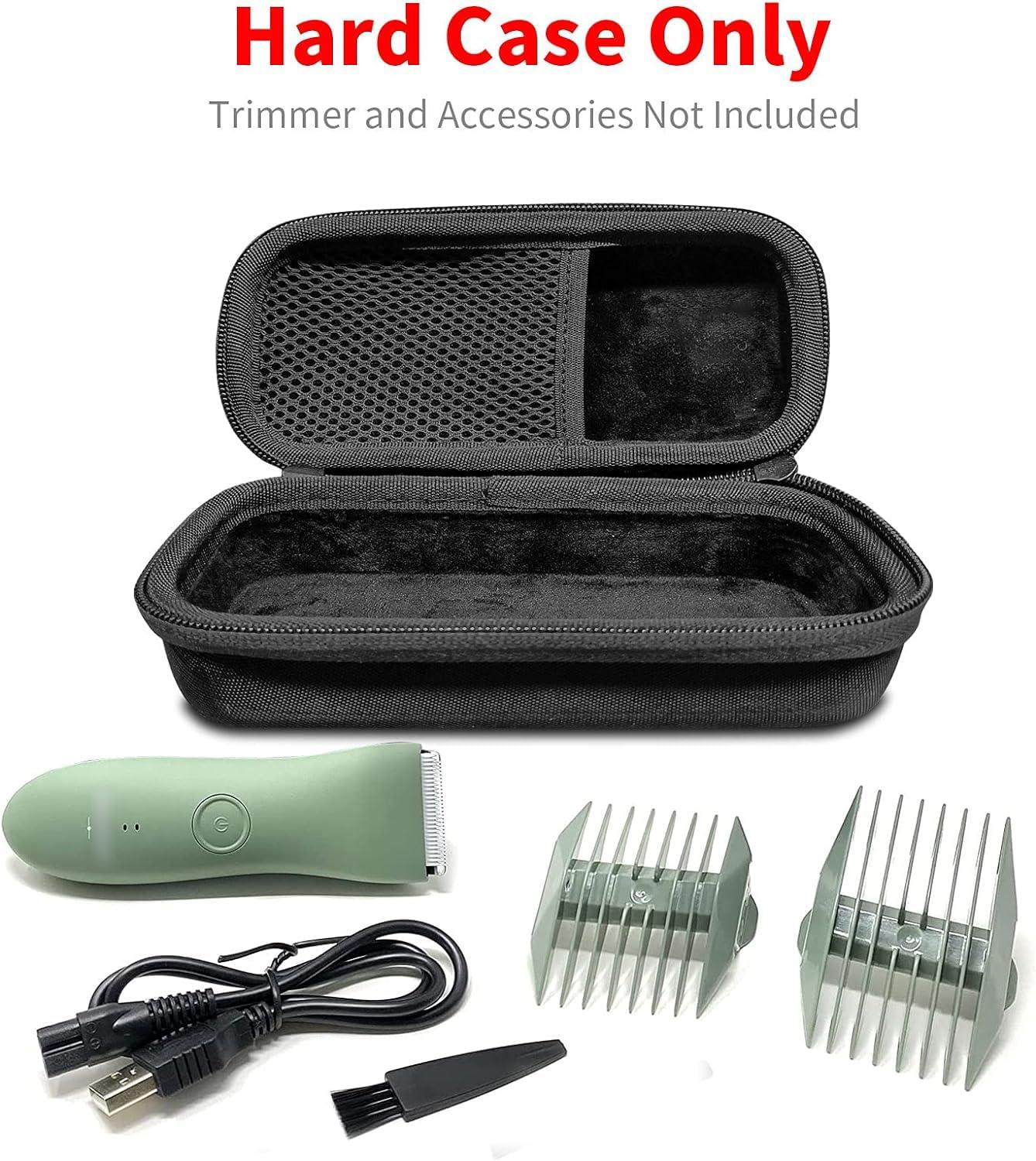 MEROM MEROM Hard Case Compatible with Meridian Grooming Shaver Electric Groin Body Trimmer and Accessories, Travel Storage Case for Trimmers, Case Only