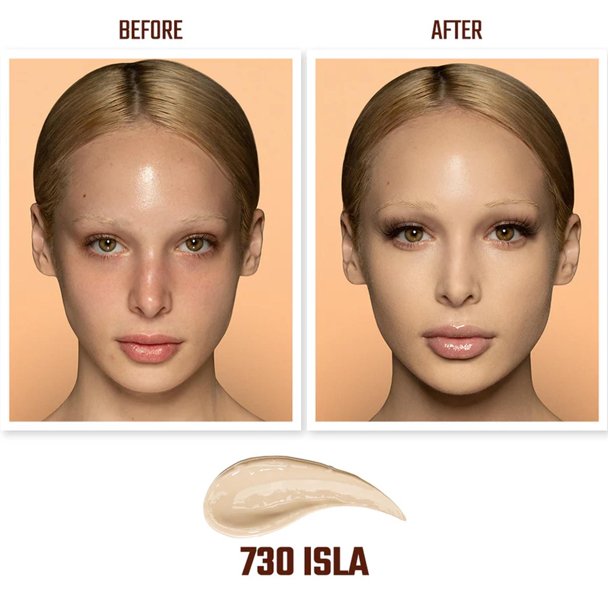 Juvia's Place Juvia's Place I Am Magic Natural Radiance Foundation - 730Isla - Full Coverage Liquid Foundation Makeup for Dry, Mature, Aging, and Combination Skin - Lightweight Longwear Base with Radiant Finish