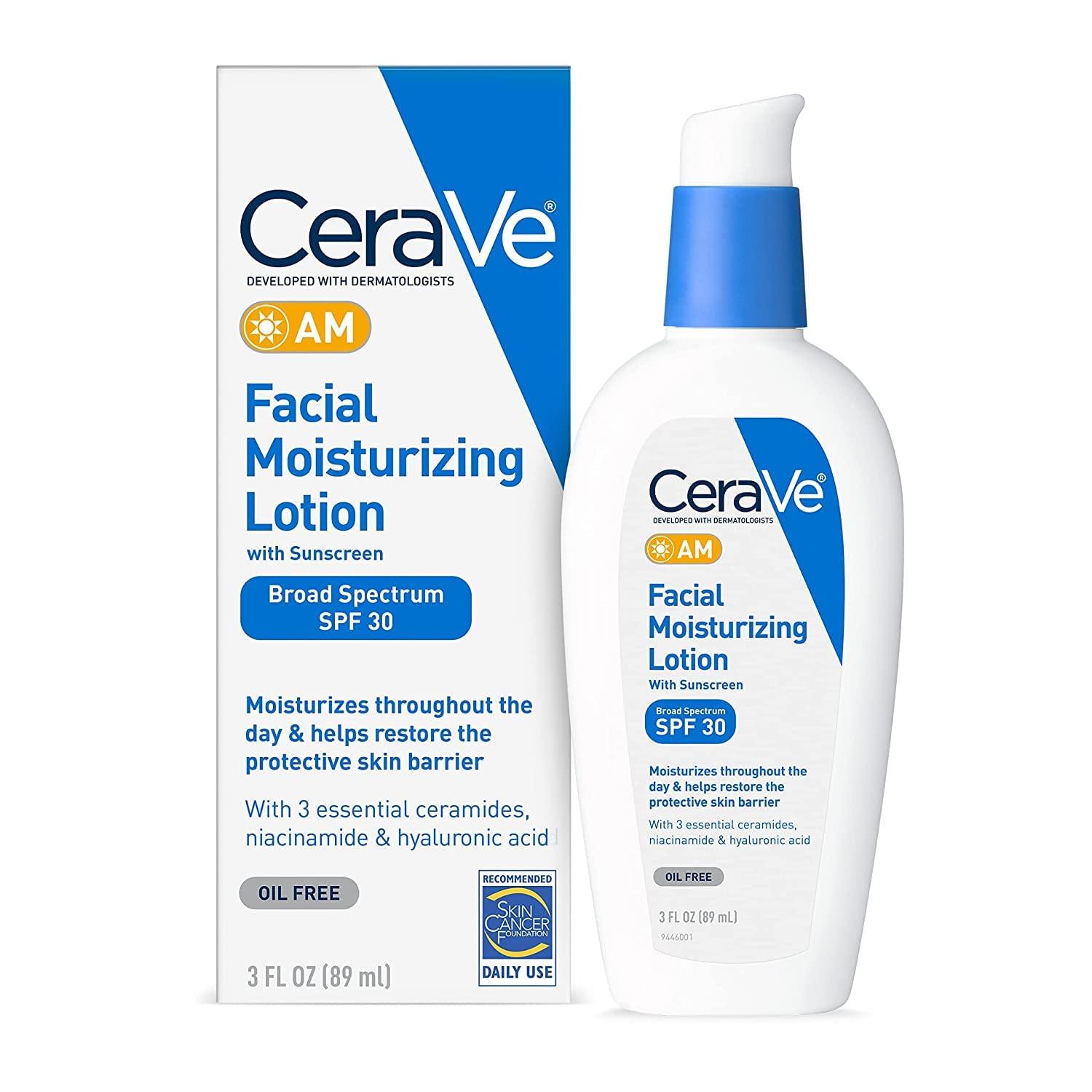 CeraVe Cerave Facial Moisturizing Lotion Am Spf#30 3 Ounce (89ml) (2 Pack)