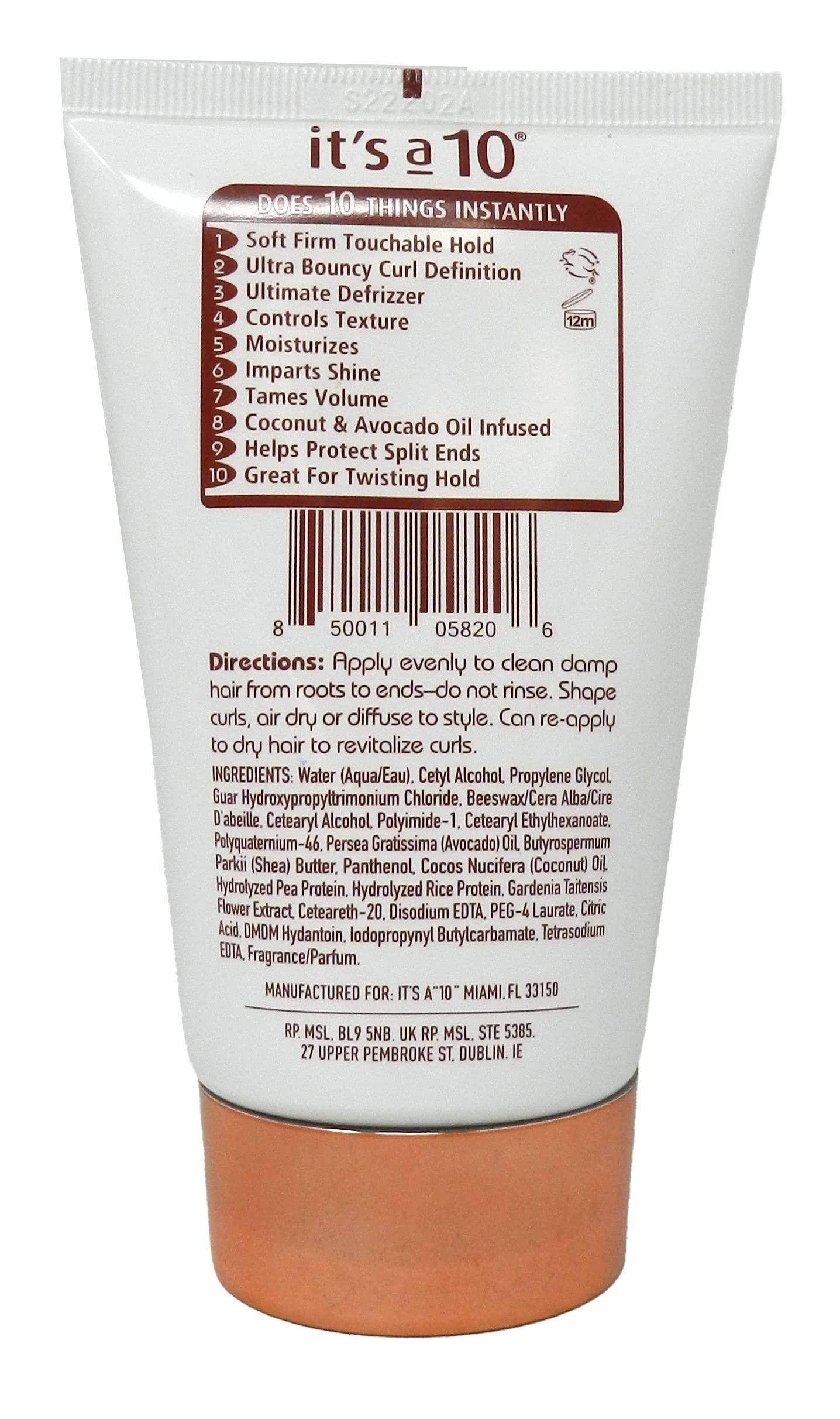 It's a 10 Haircare It's a 10 Haircare Coily Miracle Curl Cream, 4 Ounce