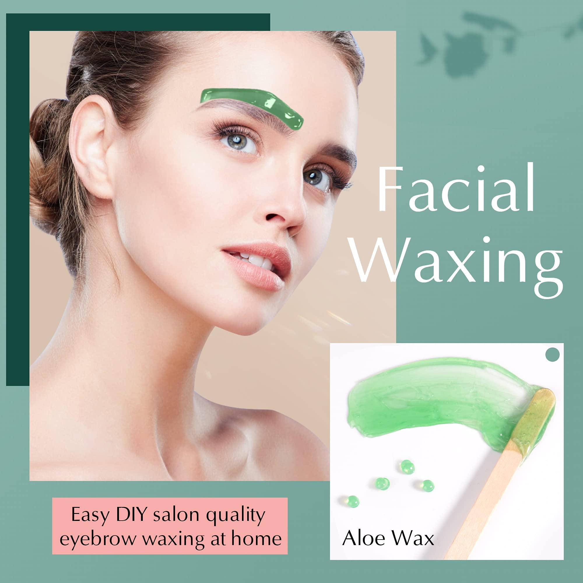 Vennco VENNCO 2.5lb Aloe Wax Beads - Hard Wax Beans for Coarse Hair Removal, Gentle Large Refill for Wax Warmer Kit, At-Home & Professional Smooth Waxing for Sensitive Skin Brazilian Bikini Face Eyebrow Leg