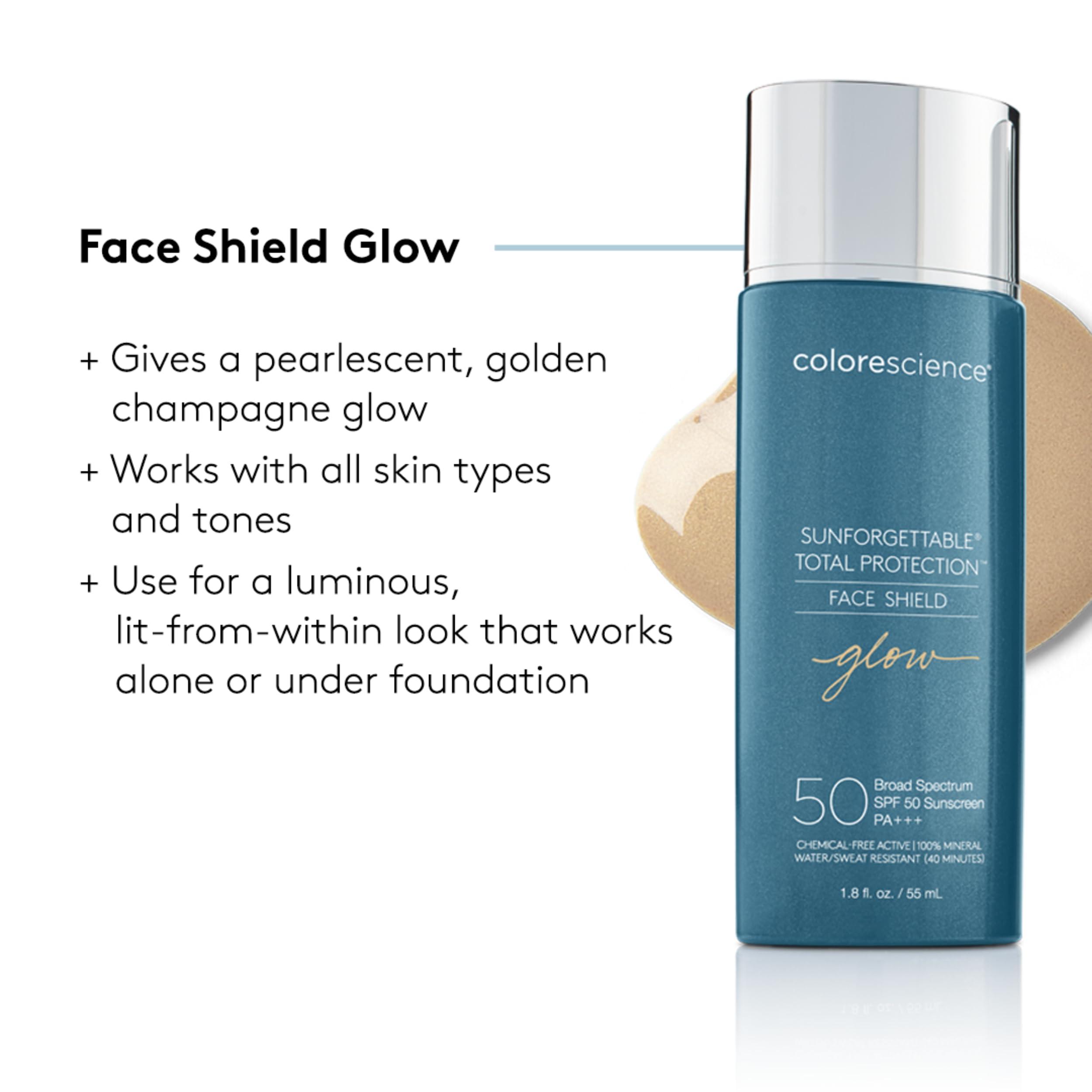 Colorescience Colorescience Sunforgettable Total Protection Face Shield Glow SPF 50, Glow, 1.8 Fl Oz