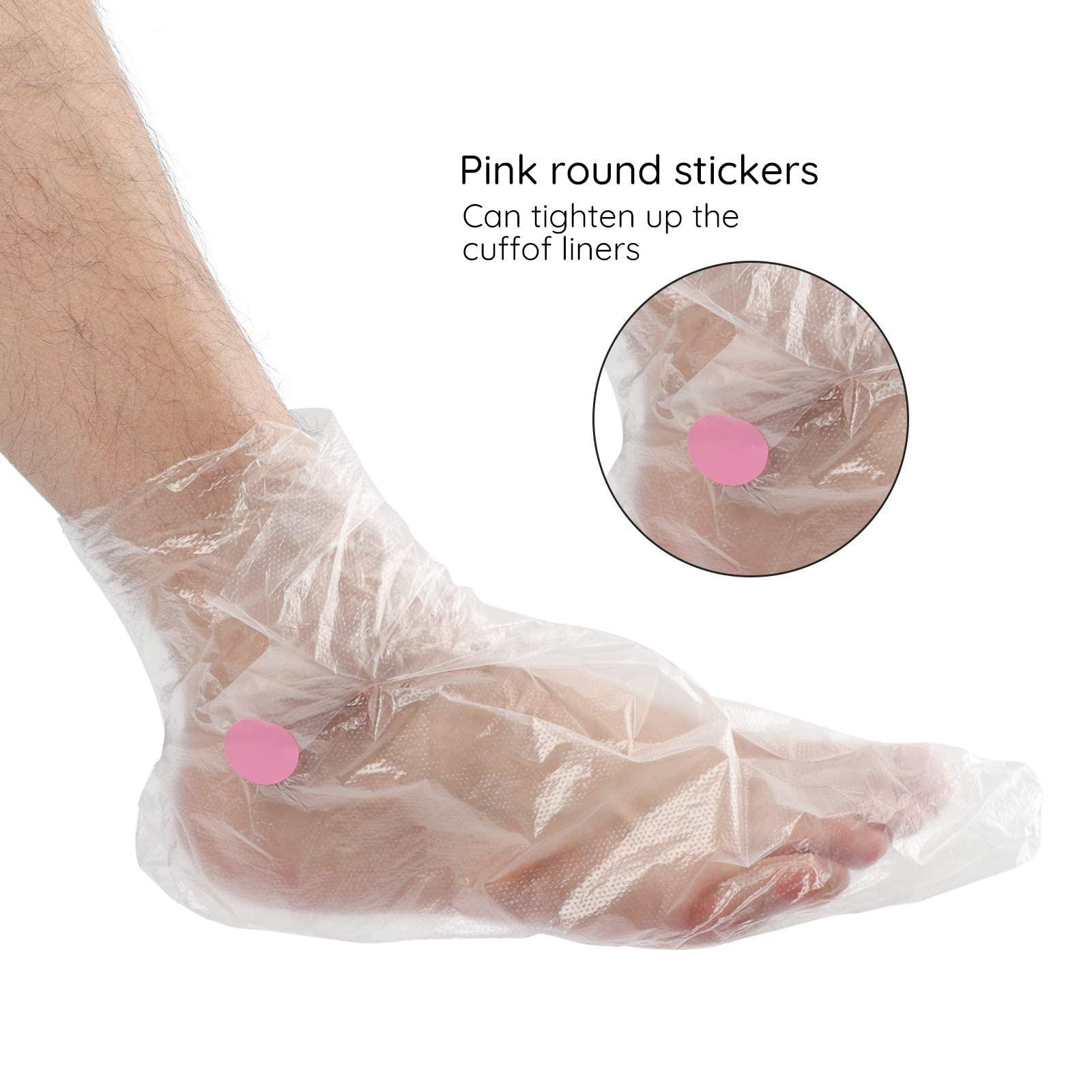 Segbeauty Segbeauty Paraffin Wax Bath Liners for Foot, 400pcs Extra Large XL Paraffin Foot Bags, Plastic Paraffin Bath Socks Hot Wax thera-py Booties Covers for Foot Wax treat-ment Paraffin Wax Machine