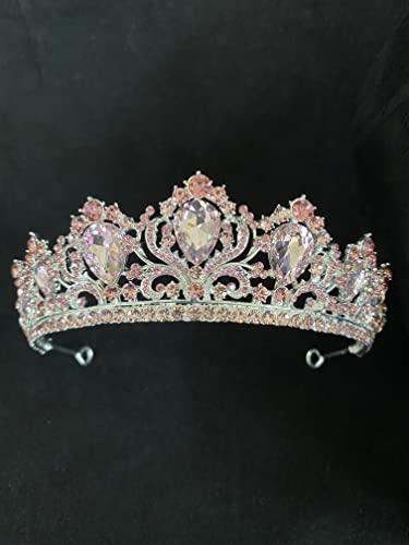 Sunshinesmile Bride Princess Pink Tiaras and Crowns for Women Birthday Crowns for Women Birthday Tiara Princess Crowns and Tiaras