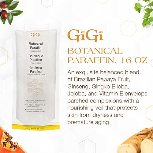 GiGi GiGi Botanical Paraffin Wax Refill with Jojoba Oil Block for Hands & Feet, Moisturizing Spa-Grade for Paraffin Bath & Therapy Machine, 16 oz