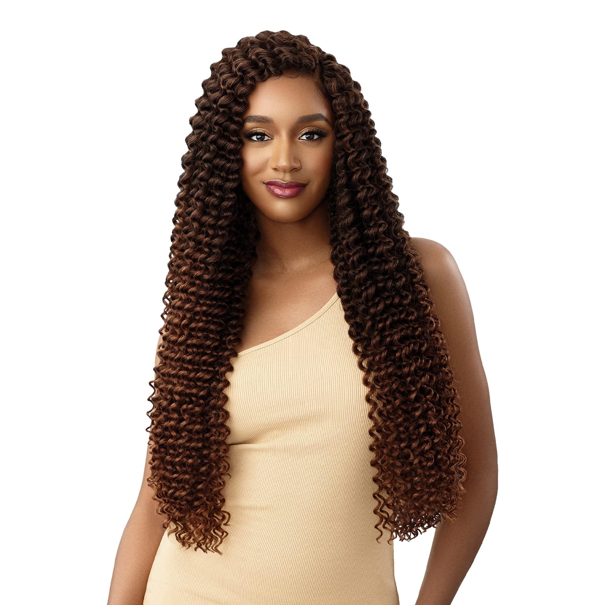 Outre Braids Outre Crochet Braid X-Pression Twisted Up 3X SUMMER DEEP WAVE 26 SUPER LONG (3-Pack, 4)