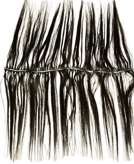 Hair faux You Hair Faux You 18 Butterfly Double Genius Wefts (with holes) Hair Extensions,100g,100% Human Remy Hair Extensions #1B Off Black