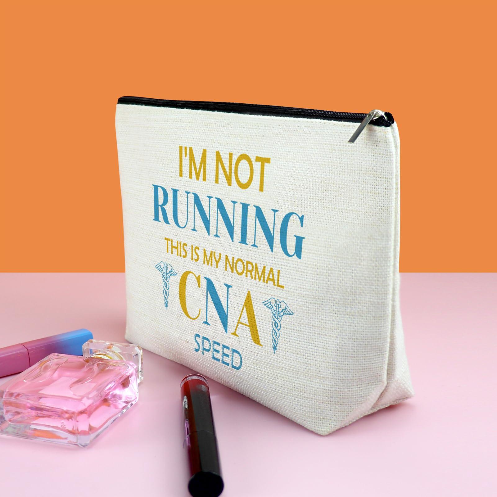 Gfhzdmf Gfhzdmf Gift For CNA Makeup Bag Certified Nursing Assistant Gifts For CNA Appreciation Gift For CNA Makeup Cosmetic Bag For CNA Week Gifts Graduation Gift Makeup Pouch Birthday Retirement Gift