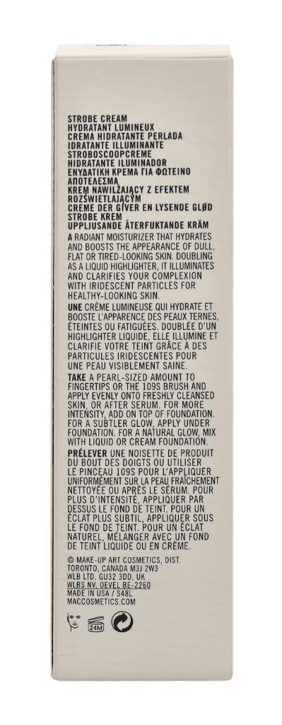 M.A.C MAC Strobe Cream - Pink Lite for Women - 1.7 oz Cream