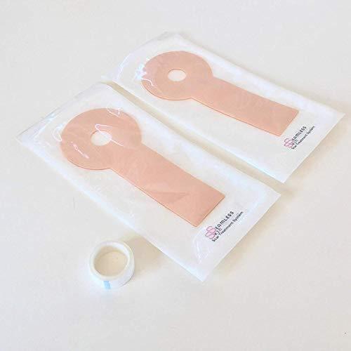 Seamless Skin SEAMLESS SKIN Scar Removal Treatment System (Set of 2) Silicone Gel Sheets - Mastopexy Areopexy Recovery - Breast Anchor Lift For Post Op Surgery & Stretch Marks Reducer