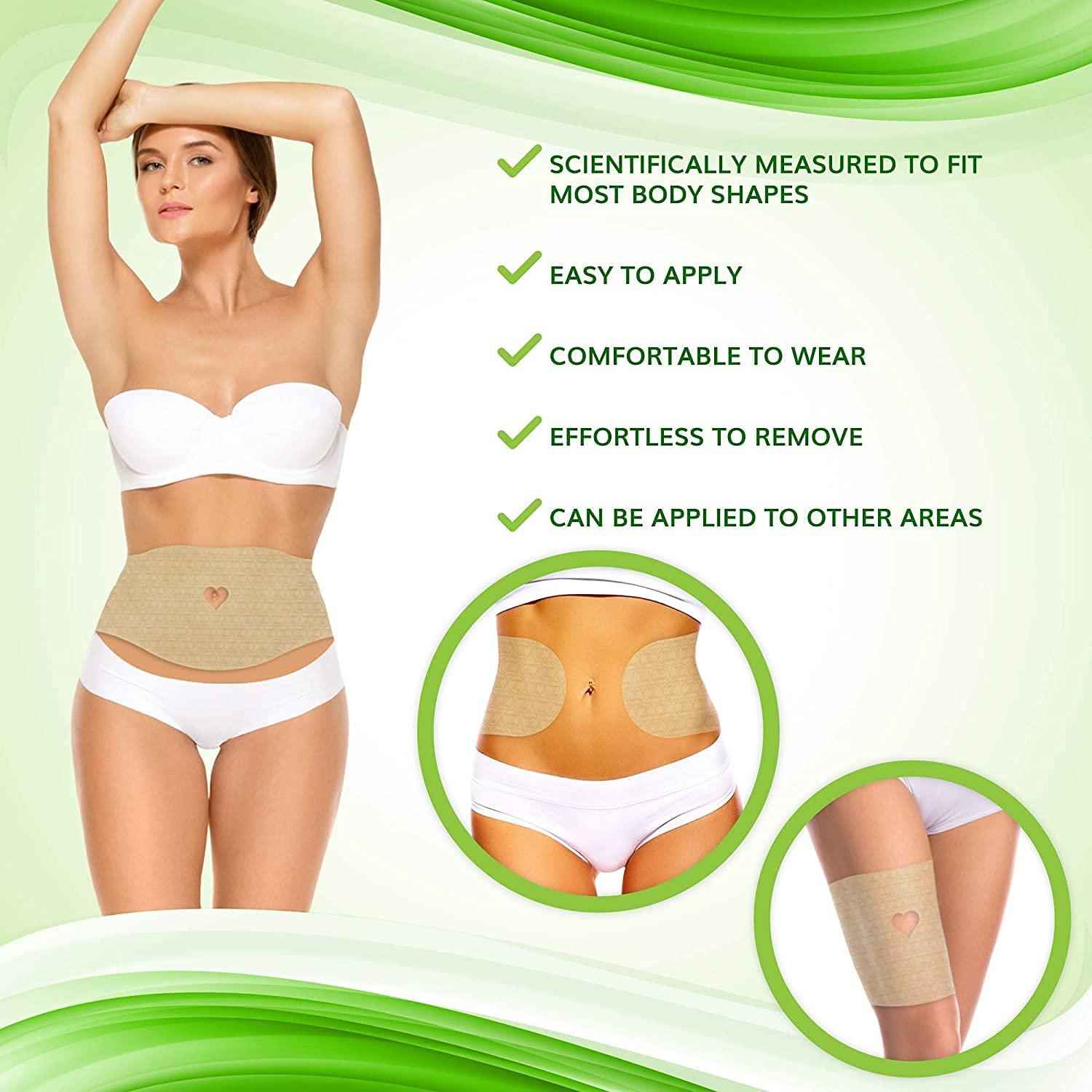 Shape and Tone Body Products Moisturizing Body Wrap - New and Improved All Natural Body Applicator (5 WRAPS)