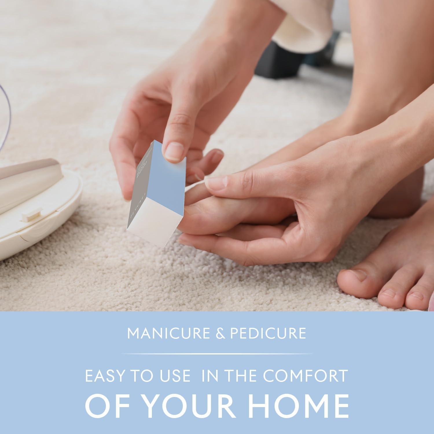 SEACRET SEACRET - Professional Nail Buffing Block. 3 Ways Buffing Block The Secret for Shiny Nails. Manicure & Pedicure - Pack of 2