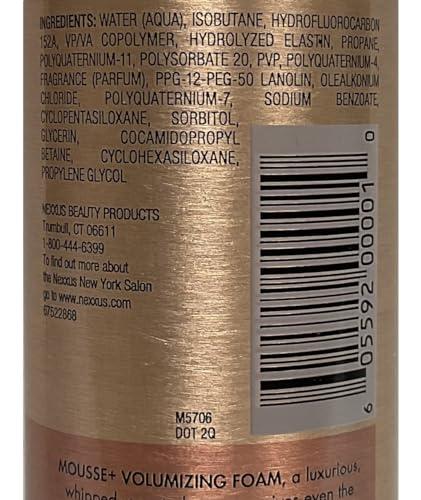 Nexxus Nexxus Mousse Plus 10.6 Ounce Volumizing Foam Medium Hold (313ml) (2 Pack)