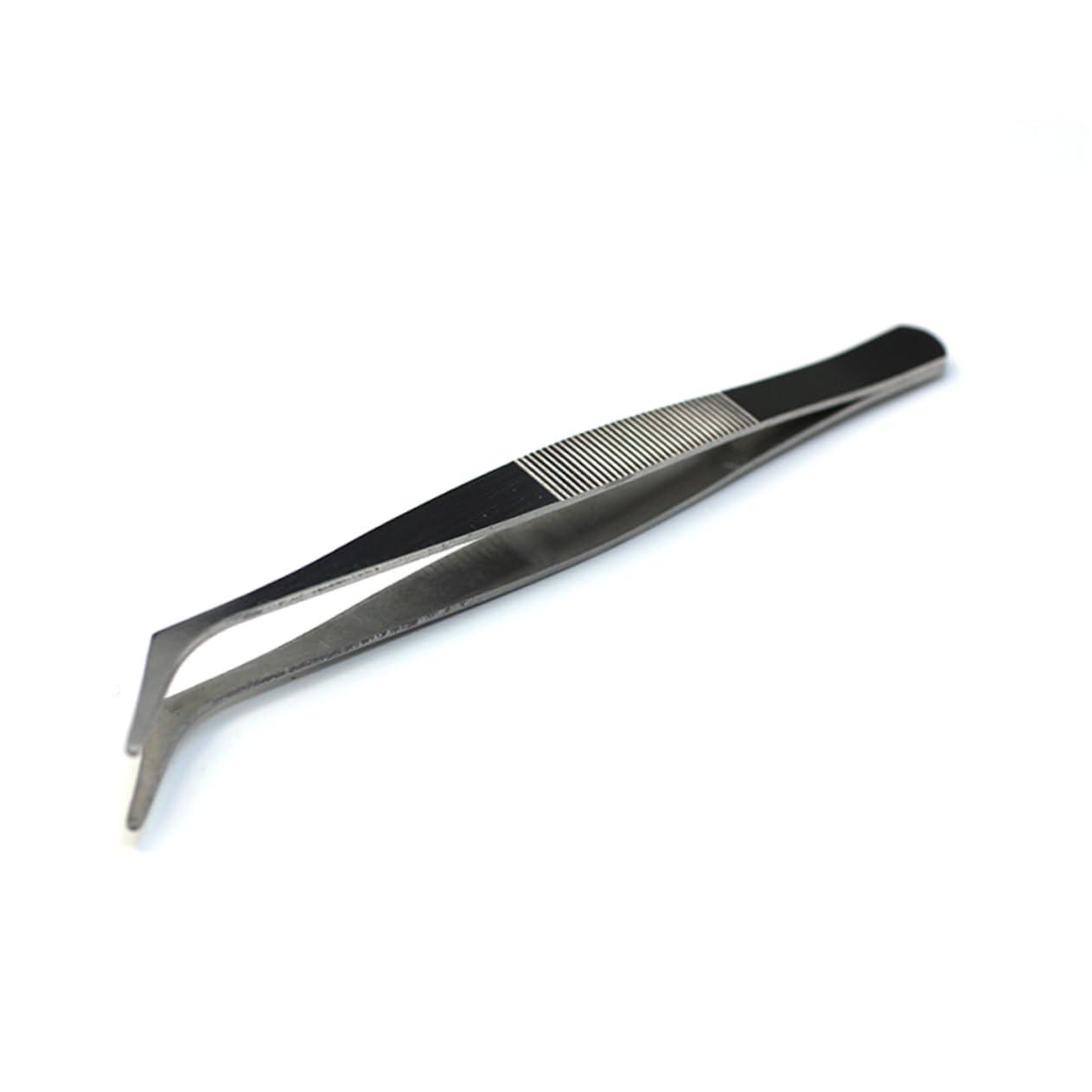 Ipetboom Ipetboom 4pcs Set Multifunctional Tweezer Repair Tweezers Kit Van Staal Vr Kit De Manicura Thehandy Curved & Straight Tips Diy Machine Repair Silver Color Pointed Non- Steel Tweezers Pointy