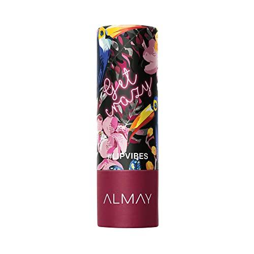 Almay Almay Lipstick with Vitamin E Oil & Shea Butter, Matte Finish, Hypoallergenic, Get Crazy, 0.14 Oz