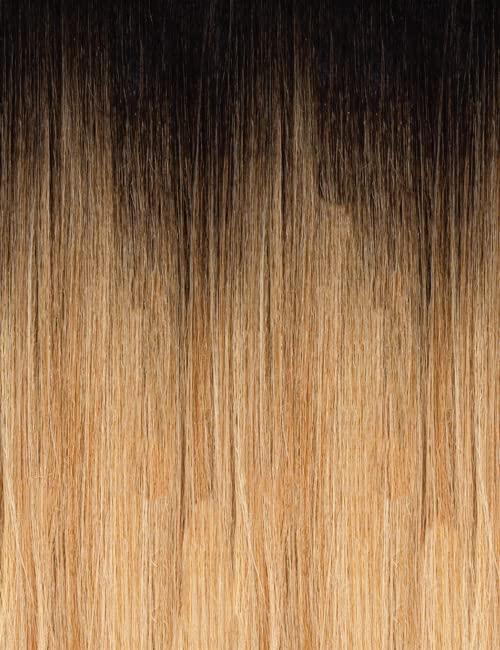 Outre Outre Lace Front Wig Natural Yaki 30\" (DR2-GOLDEN BALAYAGE)