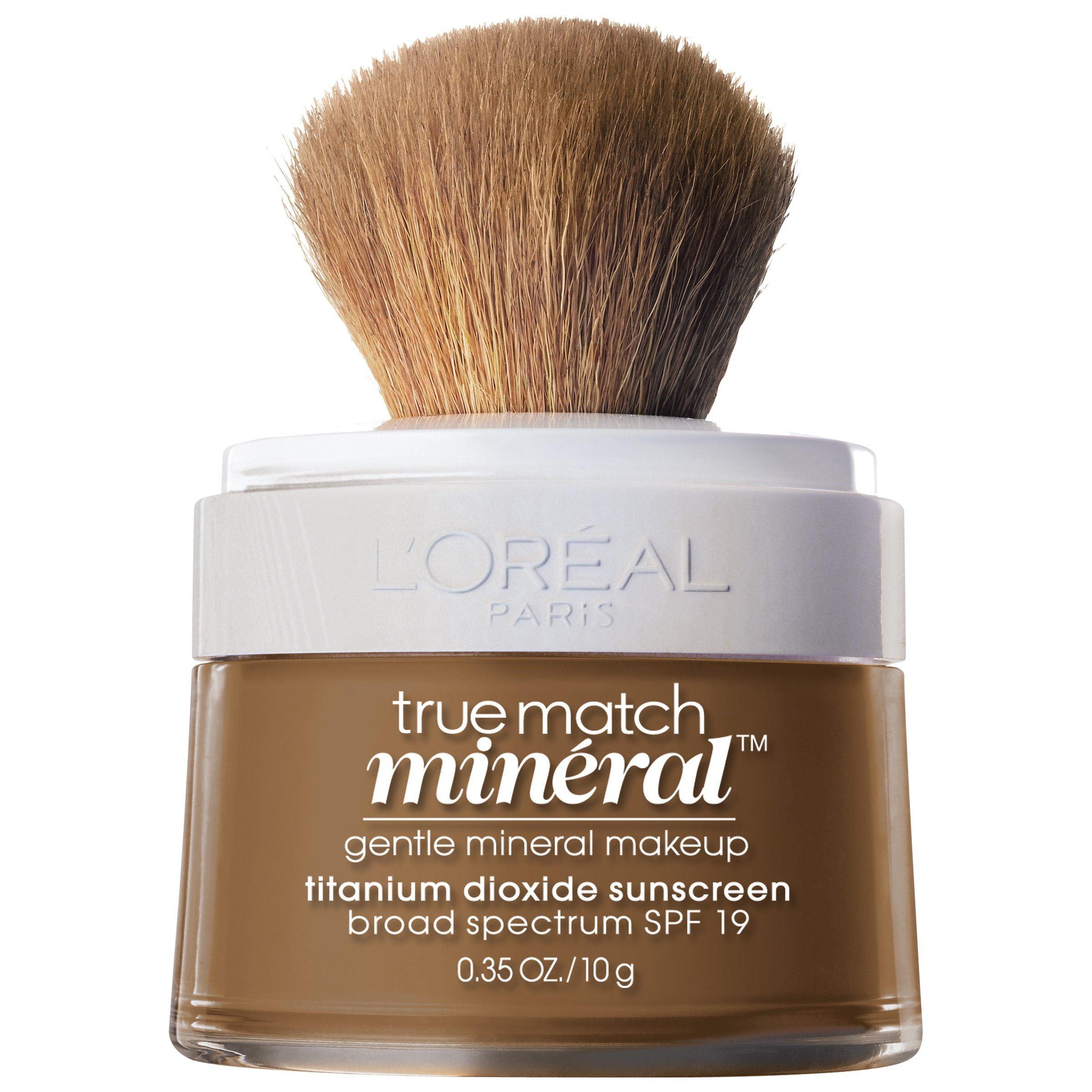 L'Oréal Paris LOral Paris True Match Loose Powder Mineral Foundation Makeup, Soft Sable, 0.35 oz.