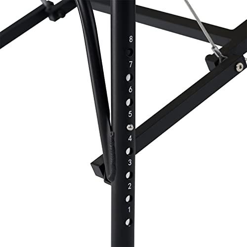 Master Massage Master Massage Violet-Tilt 29.5''Liftback Tilting Salon Aluminum Massage Table Package(Black)