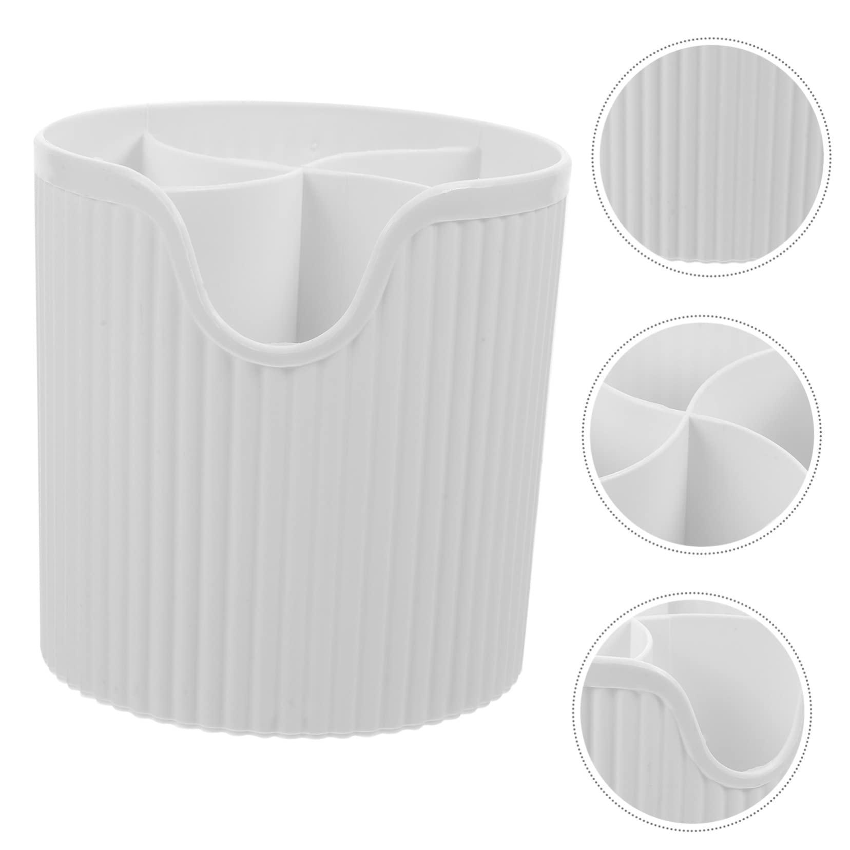 Mikinona Mikinona Makeup Brush Storage Organizer Holder for Desk PP Material Brush Holder Organizer Smooth Surface for Safe Use