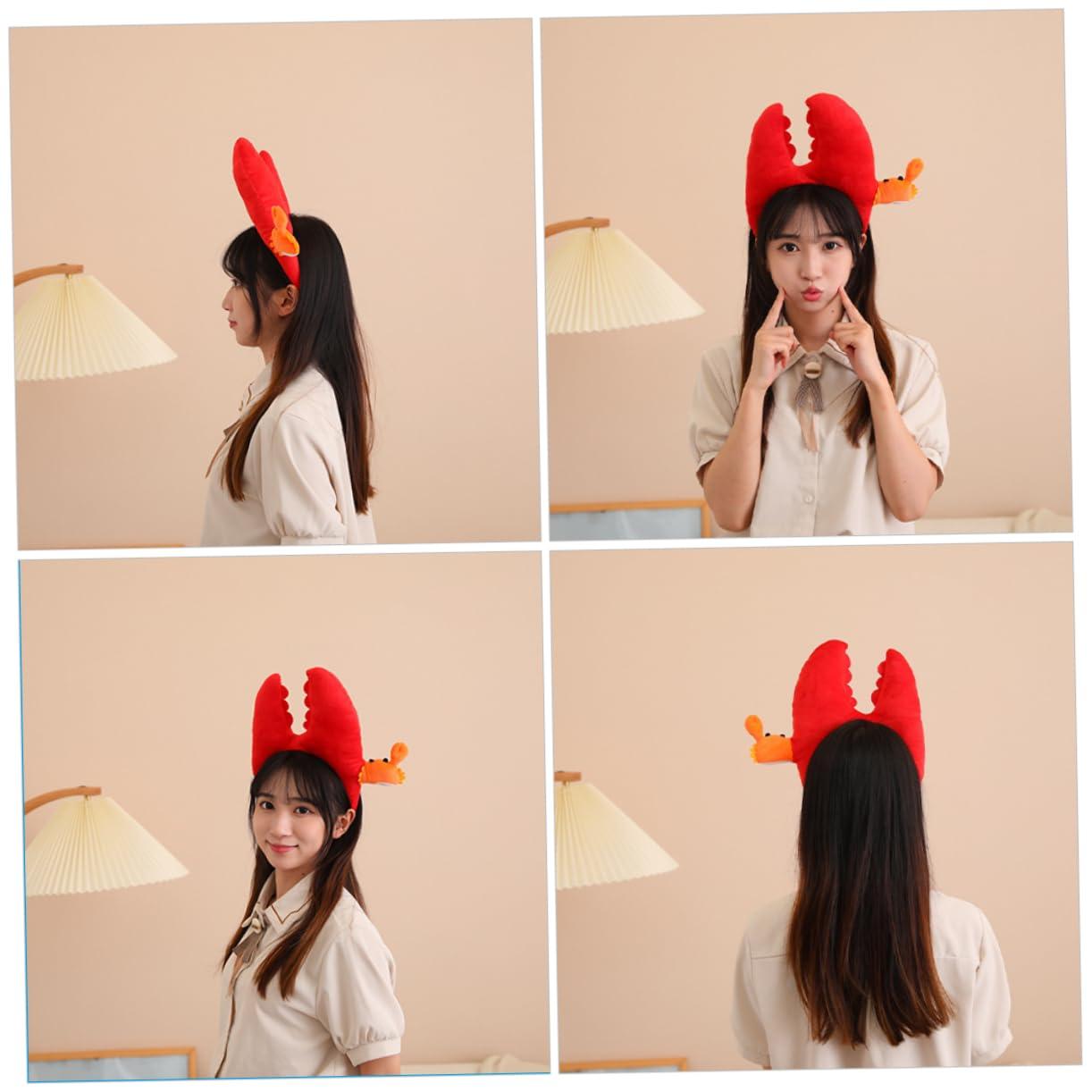 Garneck Garneck Animal Cosplay Headband Party Decoration Crab Claw Headband Photo Props Pp Cotton Headgear Miss Girl Heart Mr Krabs Costume