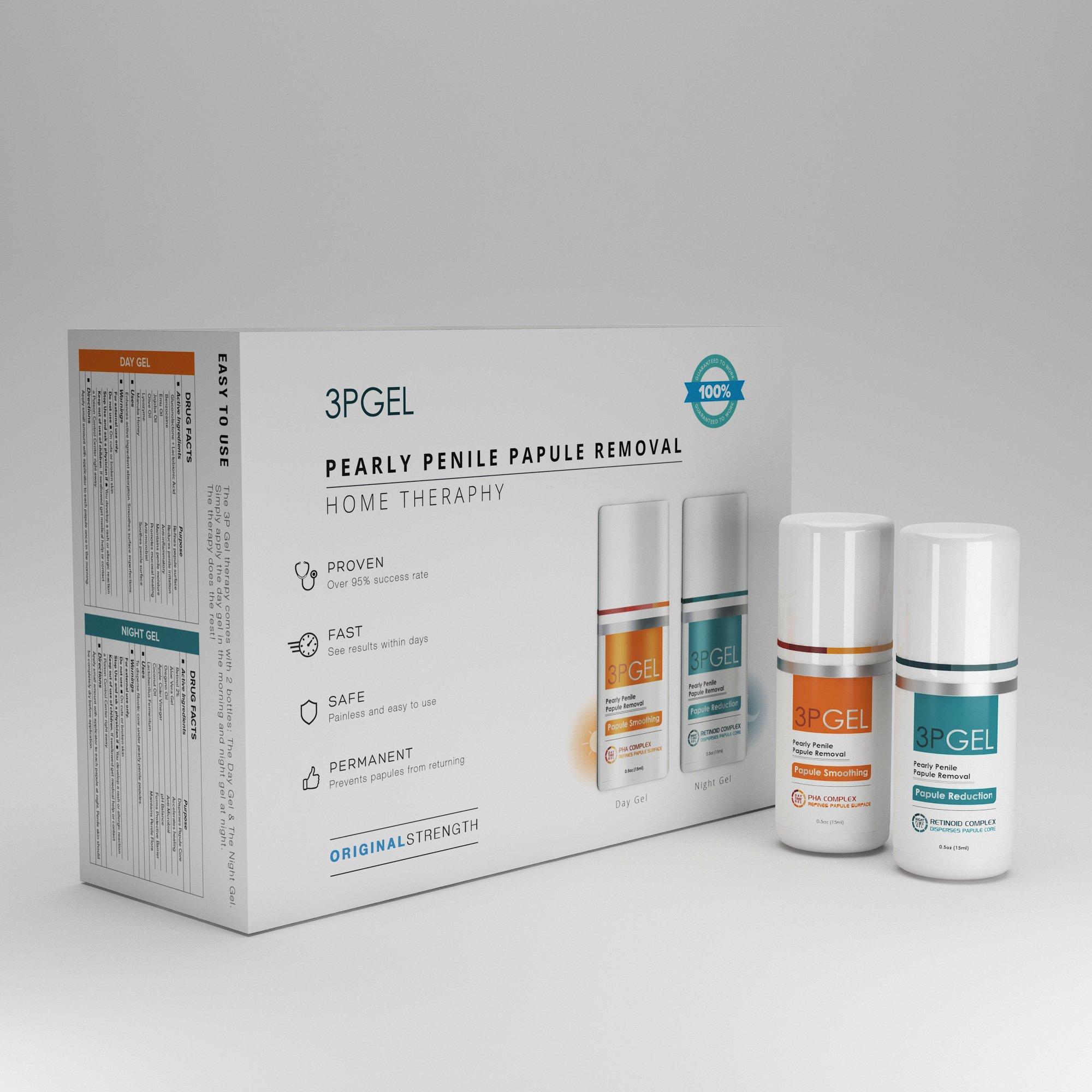 3P Gel Pearly Penile Papules Removal Cream. 3P Gel is the first clinically proven pearly penile papules home treatment. Fast, painless & more effective than Alpha Hydroxy Acid. Same result as laser treatment