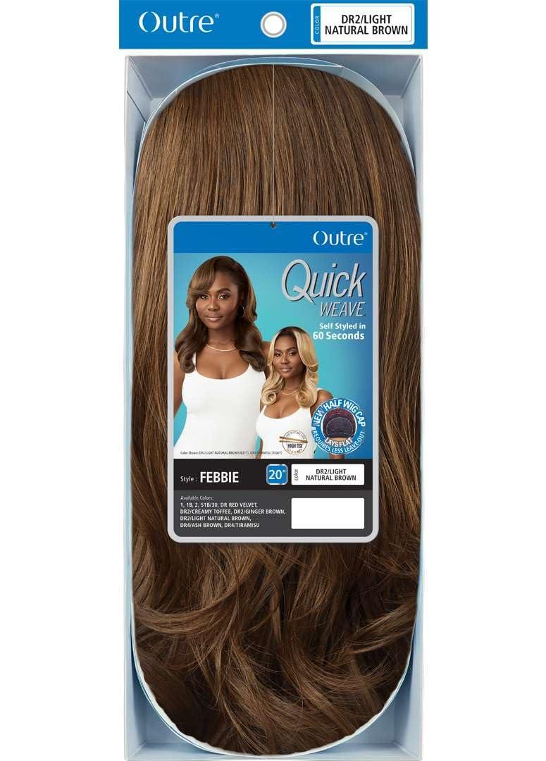 Outre Outre Quick Weave - Febbie (DR RED VELVET)